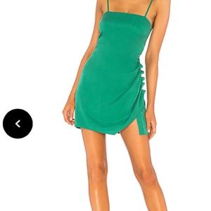 REVOLVE GREEN DRESS! XS/S with Tags